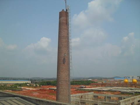 安徽60米砖烟囱新建